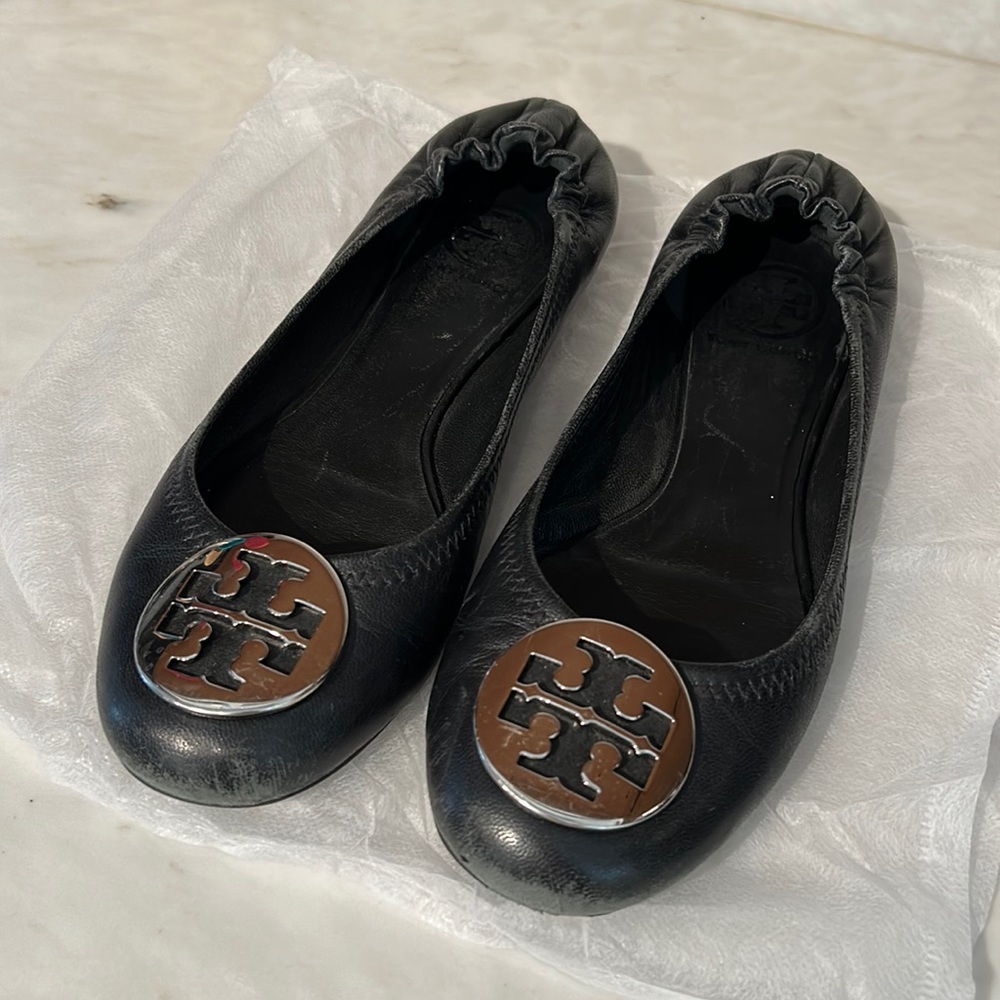 Tory Burch Ballet flats 🩰 size 8🩰 black leather